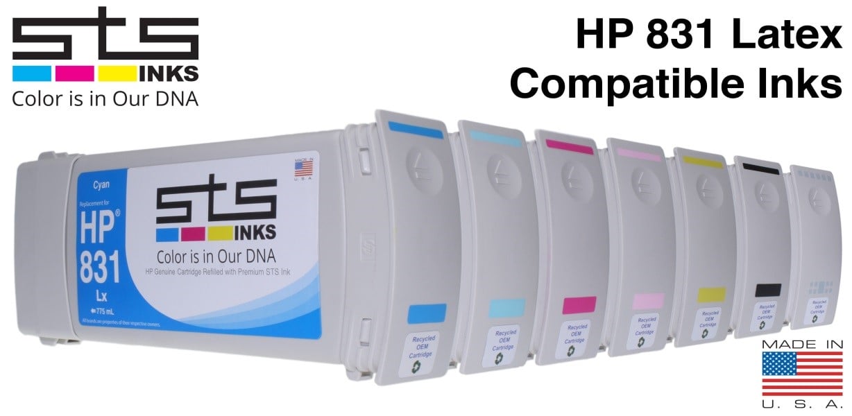 STS inks HP 831 Latex