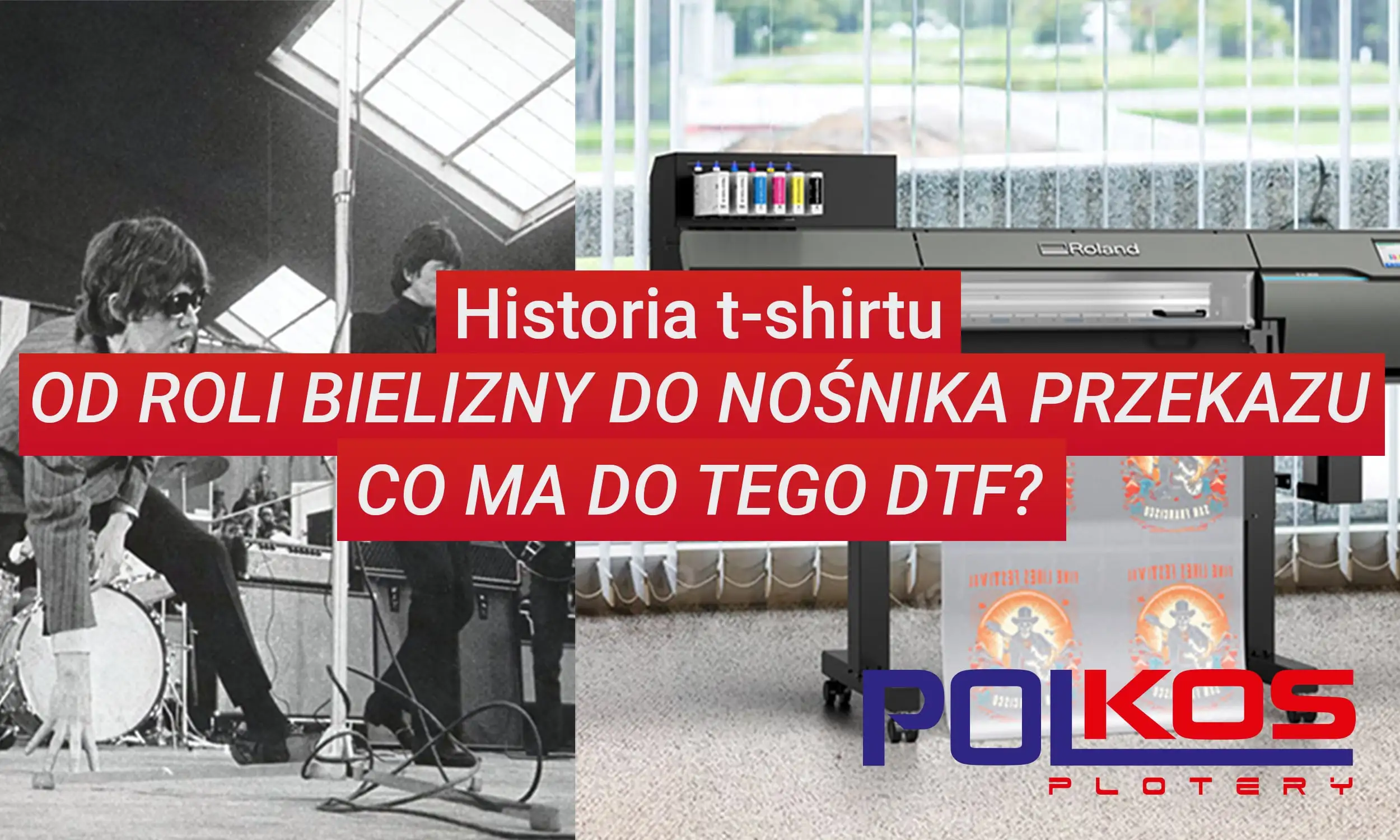 Historia t-shirtu. Gdzie w tym wszystkim DTF?