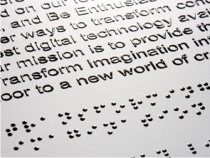LEF-12 druk Braille'a